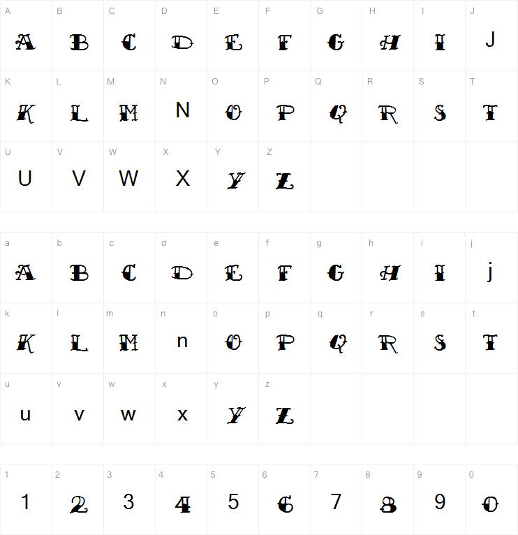 Sailor's Fat Tattoo Script字体