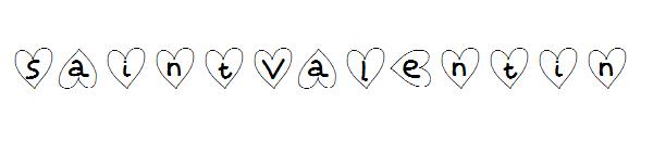 SaintValentin字体