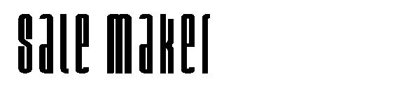 Sale Maker字体