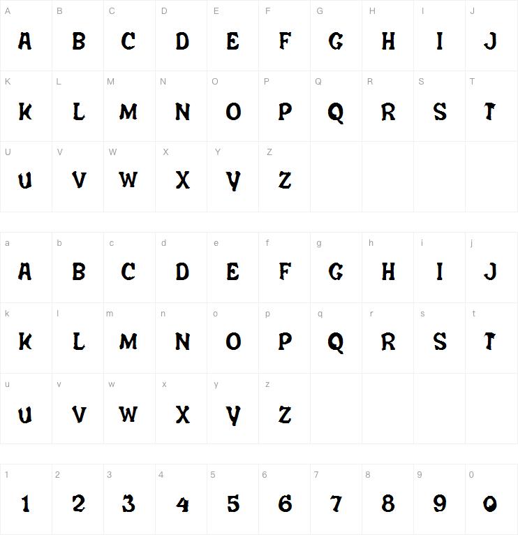 Salem Ergotism字体