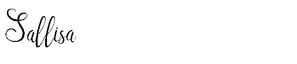 Sallisa字体