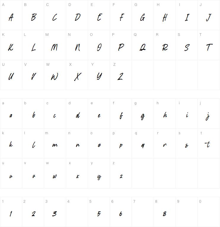 Salomonstera字体