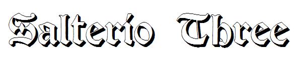 Salterio Three字体