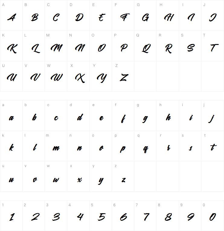 Samble Tracie字体