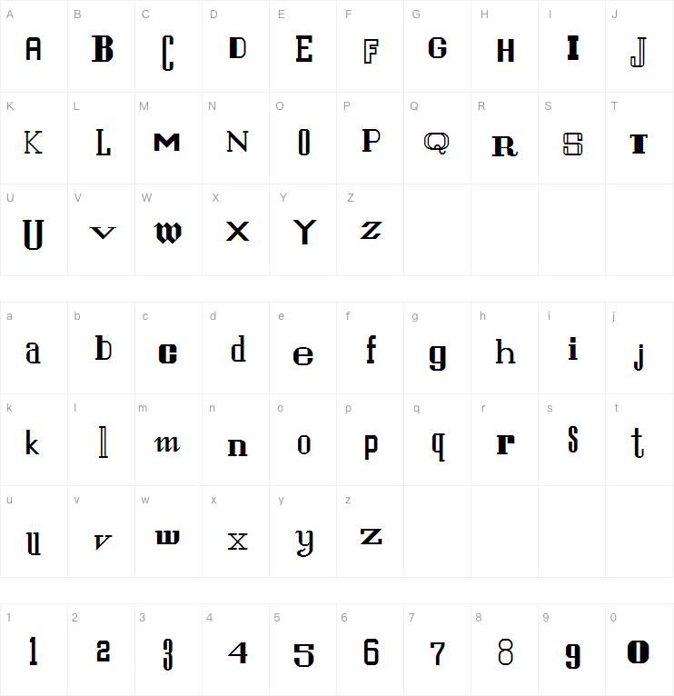 Sanfrisco字体