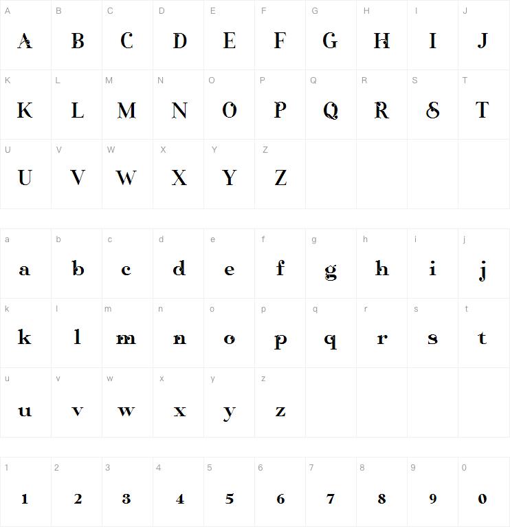 Sangi Serif字体