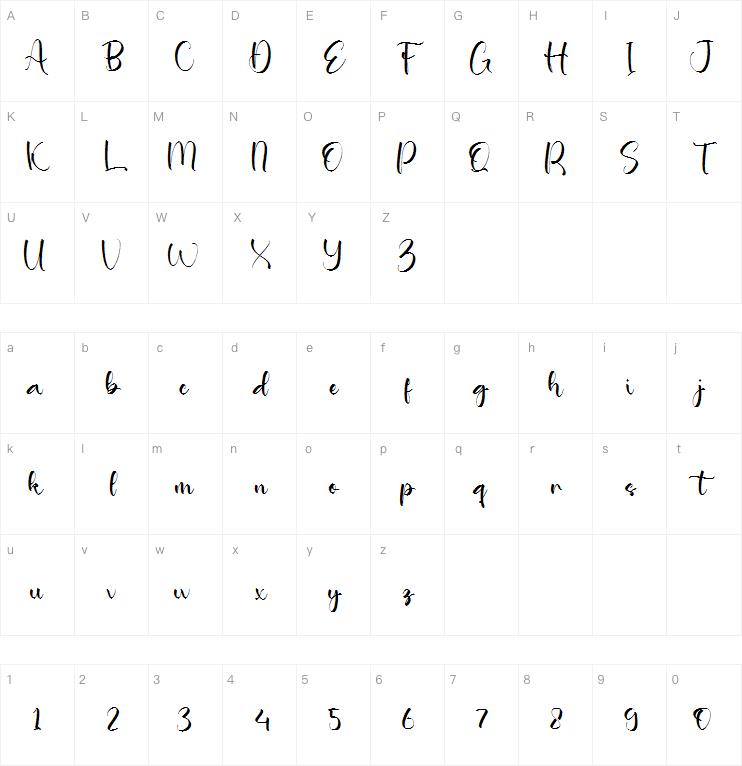 Saniya Christina字体