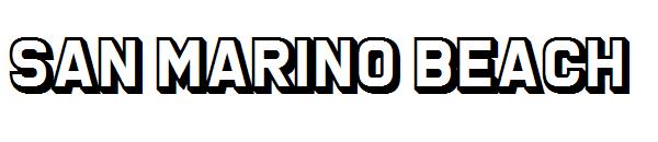 San Marino Beach字体