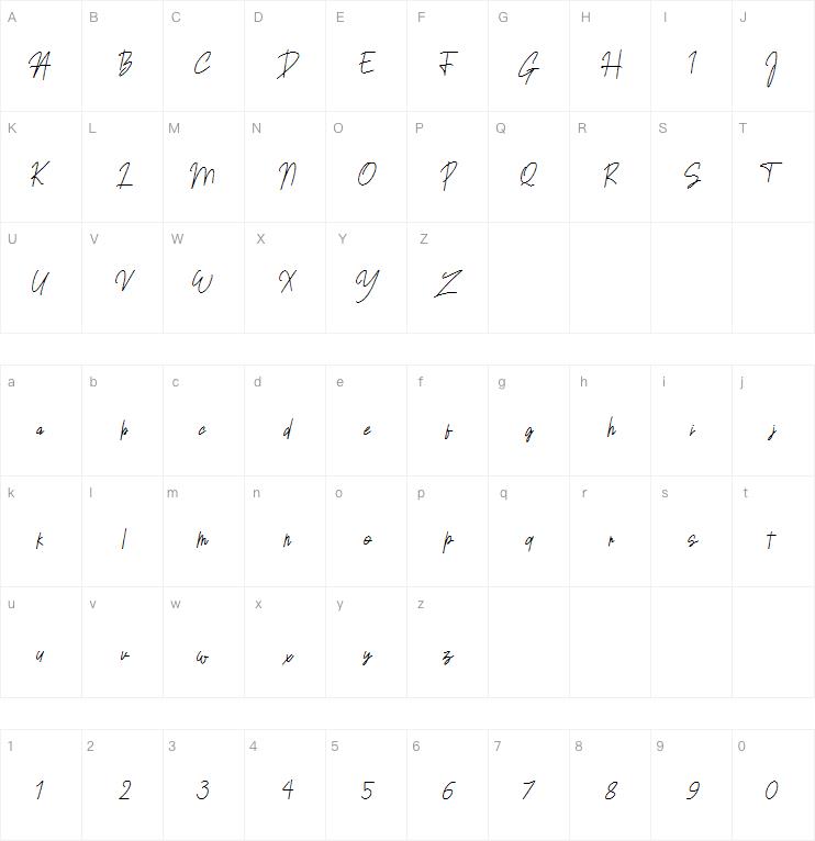 Sansitype Script字体