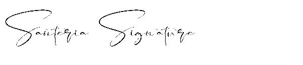 Santeria Signature