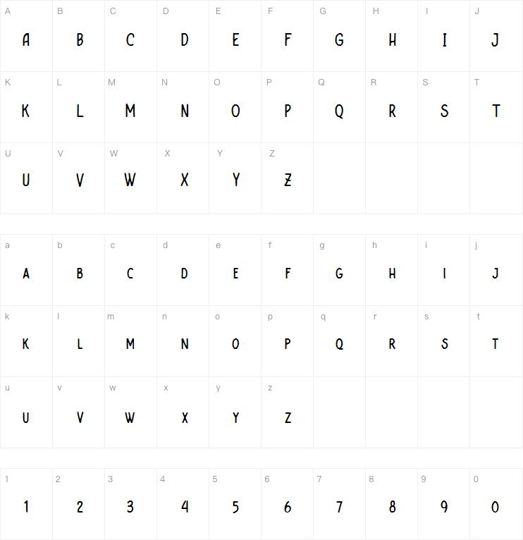Santiago Regular字体