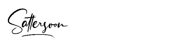 Sattersoon字体