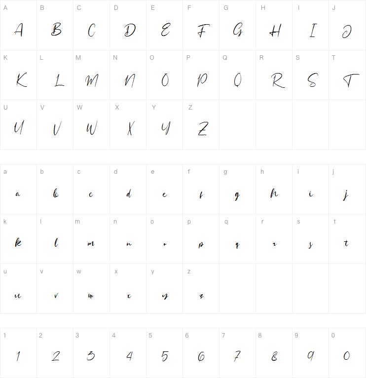 Sattersoon字体