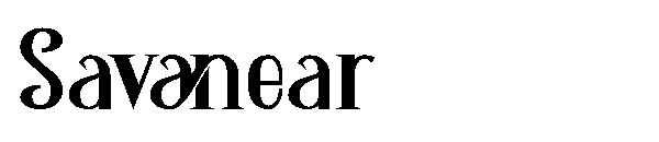 Savanear字体