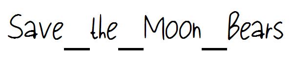 Save_the_Moon_Bears字体