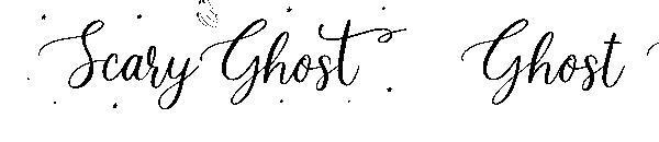 Scary Ghost Script字体
