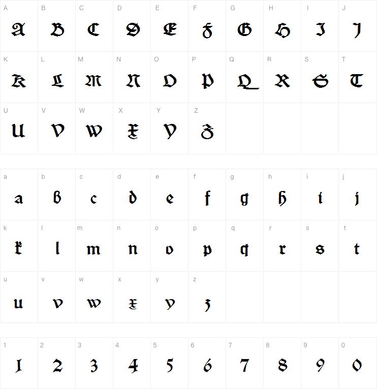SchneidlerSchwabacher字体