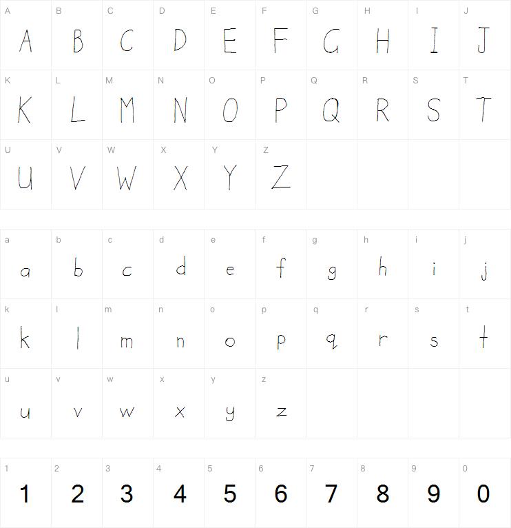 School Teacher字体