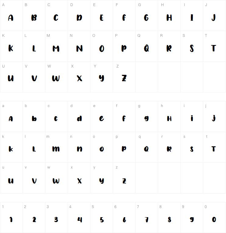 Scott Room字体