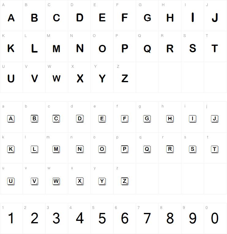 ScrambleMixed字体