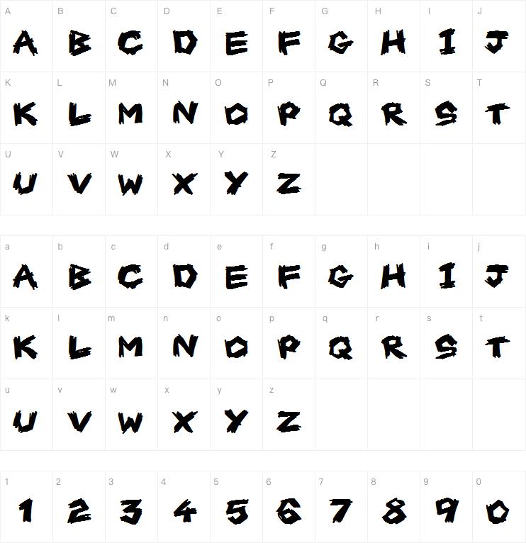 Scrapbook Scribblers字体