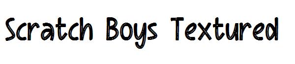Scratch Boys Textured字体