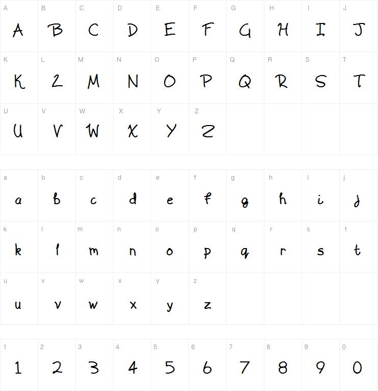 Scrawling Pad字体