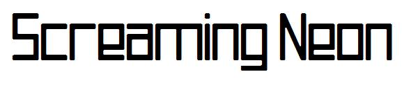 Screaming Neon字体