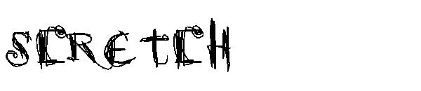 scretch字体