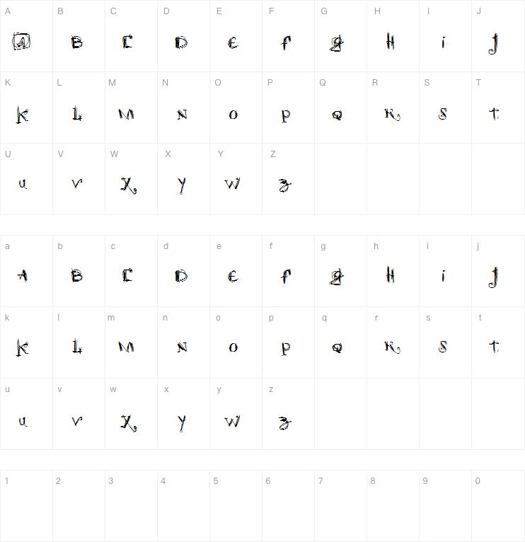 scretch字体