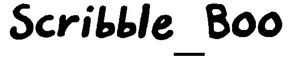 Scribble_Boo字体