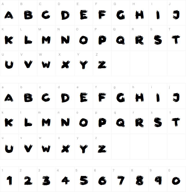 Scribbletastic Brush字体