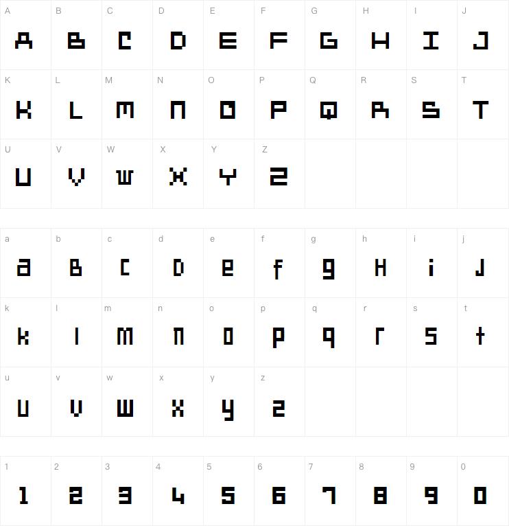 SD Another Dimension字体