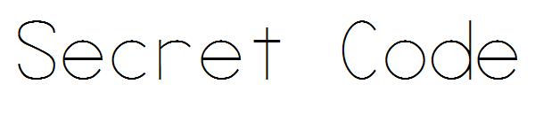 Secret Code字体