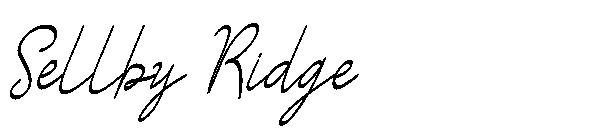 Sellby Ridge字体