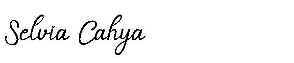 Selvia Cahya字体