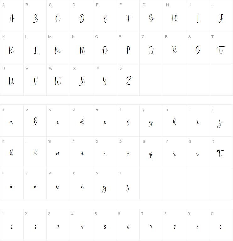 September Twilight字体