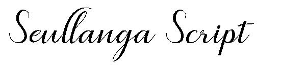 Seullanga Script字体