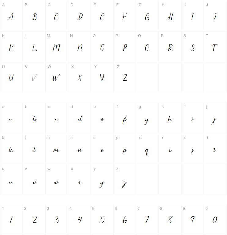 Seullanga Script字体