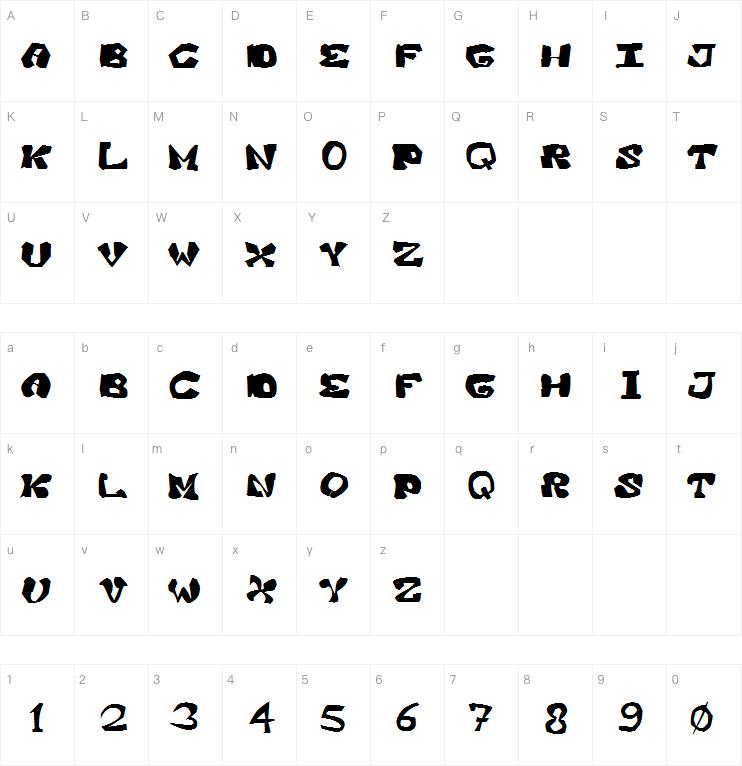 Seventh GRADE字体