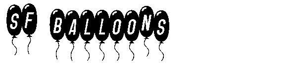 SF Balloons字体