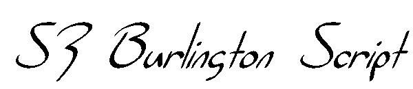 SF Burlington Script字体