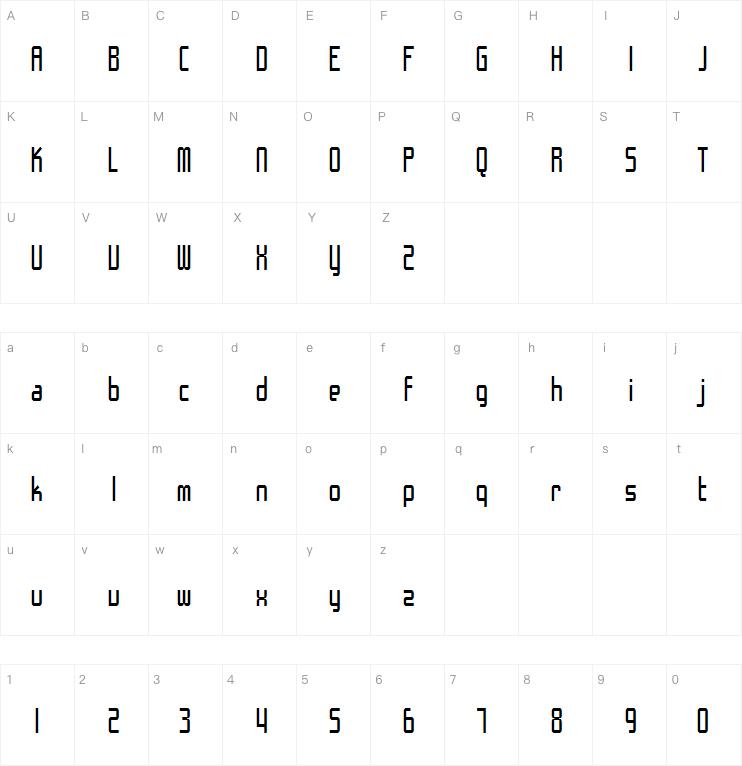 SF Chrome Fenders字体