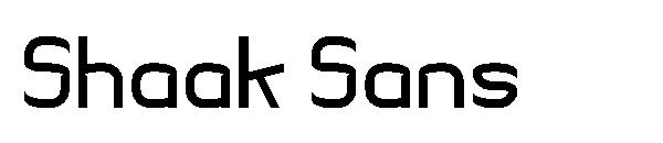 Shaak Sans字体