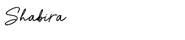 Shabira字体