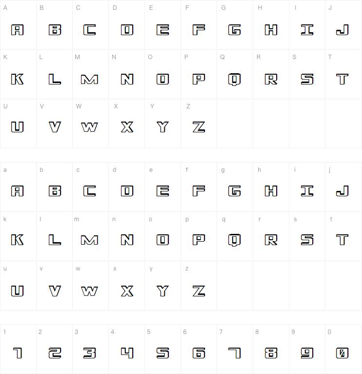 Shadded of South字体