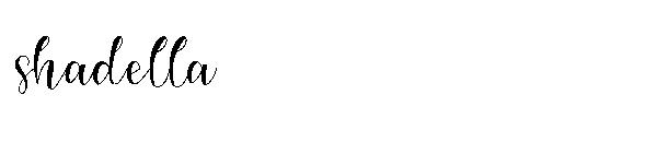 shadella字体