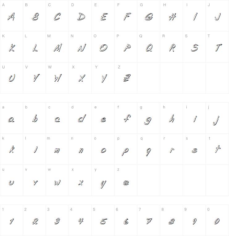 Shade of Adelyne字体