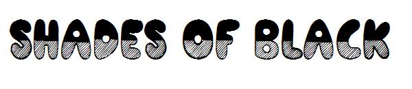 Shades of Black
