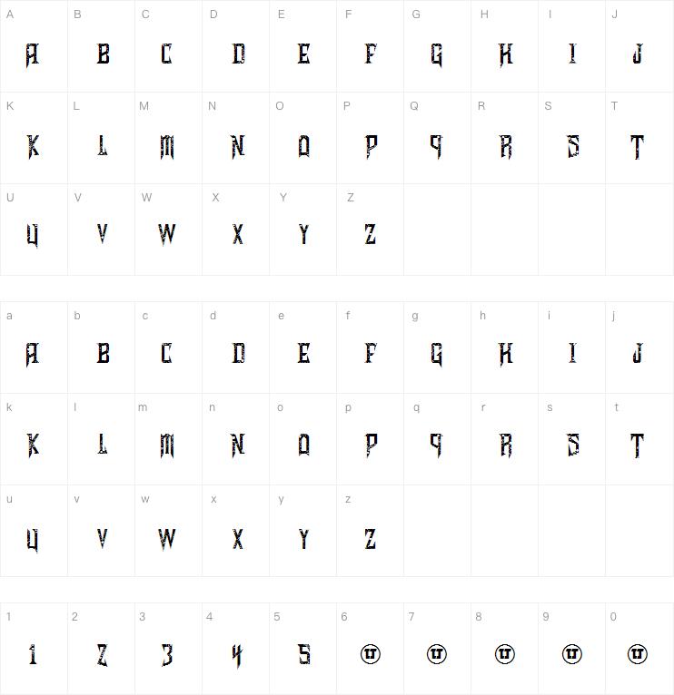 Shadows of Security字体